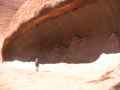Small cave at base of Uluru